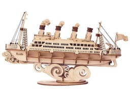 RoboTime 3D dřevěná skládačka Zaoceánský parník